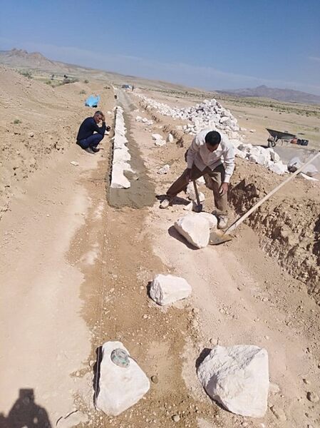 آغاز دو طرح زیربنایی در زرین دشت 
