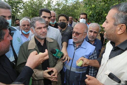 گزارش تصویری بازدید وزیر جهاد کشاورزی از اراضی سیل زده در شهرستان فیروزکوه و دماوند