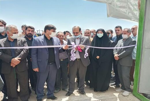 افتتاح گلخانه سبزی و صیفی در شهرستان خانمیرزا