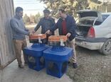 تحویل ۷ دستگاه هواده به پرورش‌دهندگان ماهی شهرستان آبیک