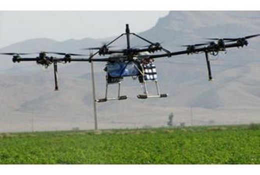 افزایش سه برابری سمپاشی با پهپاد در مزارع گندم گلوگاه