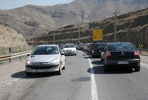 ترافیک نیمه سنگین در 4 جاده کشور
