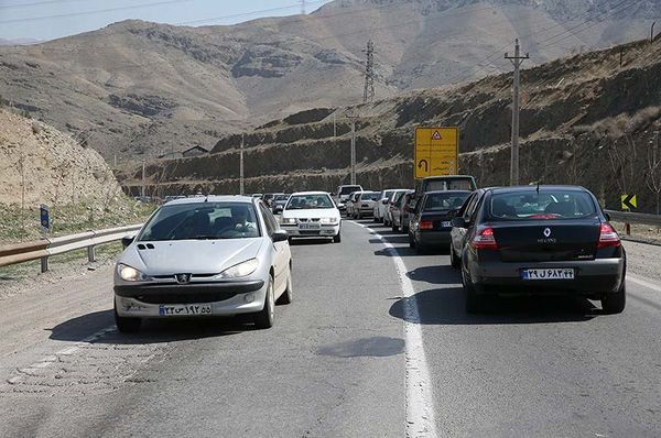 ترافیک نیمه سنگین در 4 جاده کشور