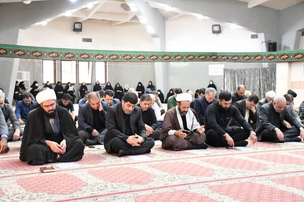 برگزاری مراسم عزاداری حسینی در سازمان جهاد کشاورزی  آذربایجان شرقی