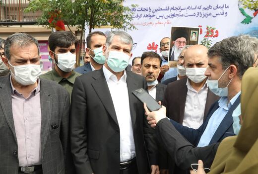 گزارش تصویری حضور وزیر جهاد کشاورزی در راهپیمایی روز جهانی قدس
