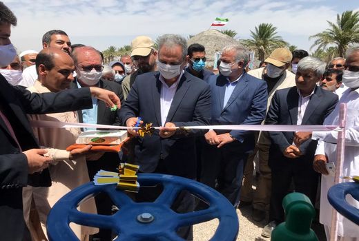 وزیر جهاد کشاورزی 1300هکتار سامانه نوین آبیاری در دلگان را افتتاح کرد