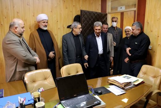 بازدید سرپرست سازمان جهاد کشاورزی استان قزوین از مدیریت امور اراضی استان