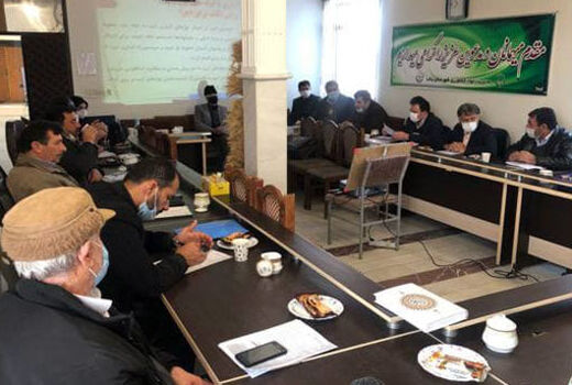 برگزاری دوره مهارتی ترویج و توسعه سیستم های نوین آبیاری در جهادکشاورزی شهرستان بناب