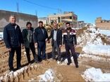 انجام عملیات برف روبی مجتمع دامپروری اسکان دامداران سنتی شهرستان شهرکرد استان چهارمحال وبختیاری