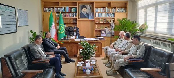 دیدار فرمانده مرزبانی آذربایجان‌غربی با رییس سازمان جهاد کشاورزی استان/ تاکید بر همکاری مشترک برای تقویت امنیت غذایی و حمایت از کشاورزان 