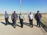 بازدید دکتر مهاجر از شهرک گلخانه ای خوجملی گنبد کاووس 