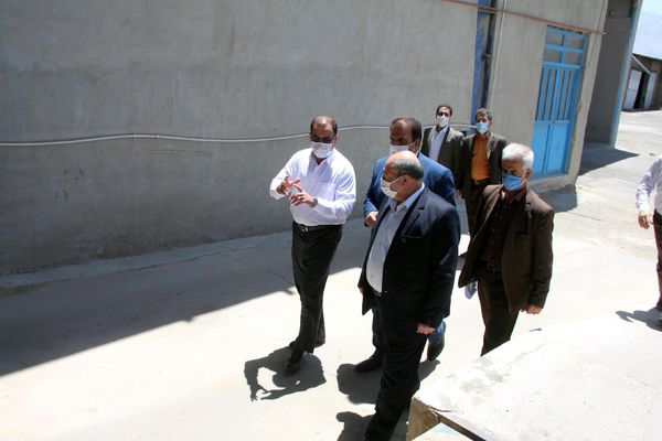 بازدید از مراکز خرید گندم از شهرستان ازنا