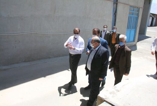 بازدید از مراکز خرید گندم از شهرستان ازنا
