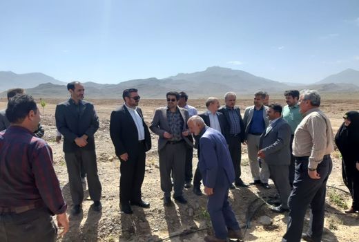 بهره‌برداری فاز یک اصلاح باغ 400 هکتاری برزک کاشان