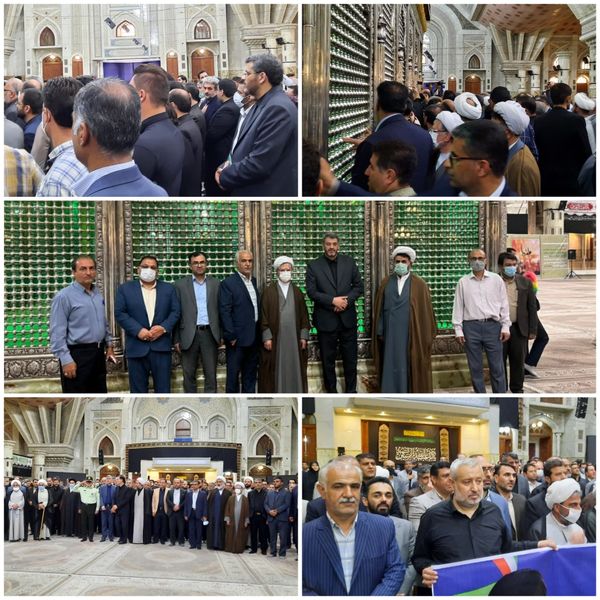 تجدید میثاق مدیران بخش کشاورزی استان تهران به همراه استاندار با آرمانهای امام راحل