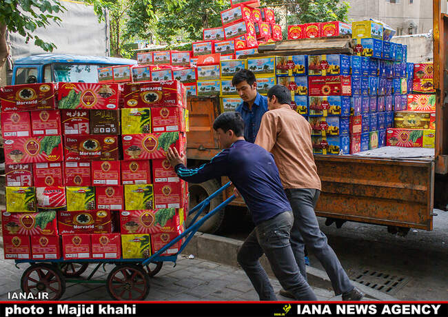بازار خرما در تهران