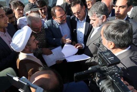 دیدار چهره به چهره وزیر جهاد کشاورزی با   دامداران شهرستان شوقان