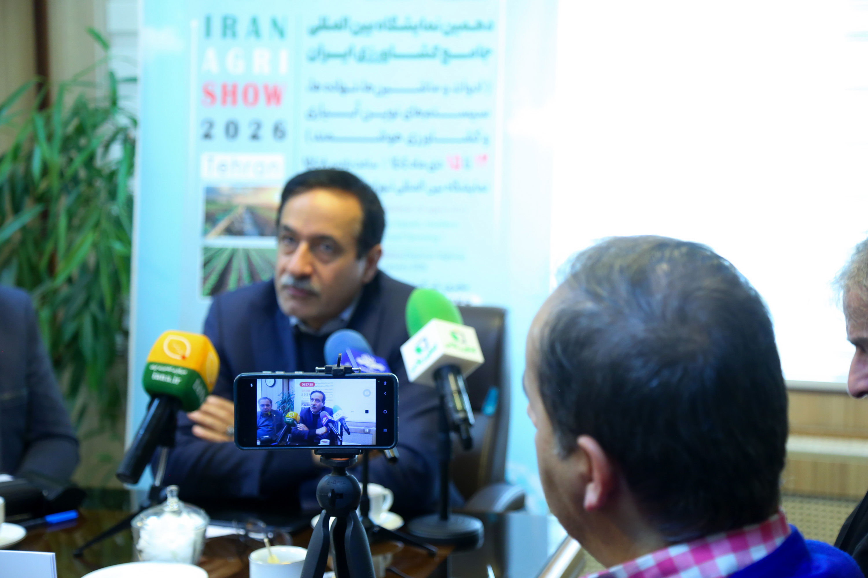 نشست خبری معاون آب و خاک وزارت جهاد کشاورزی 