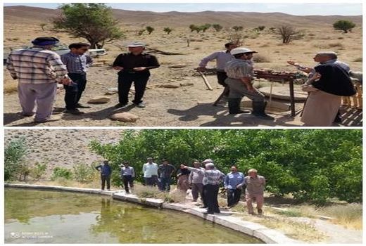 بررسی درخواست‌های مردمی در بازدید از طرح‌های آب و خاک شهرستان فردوس