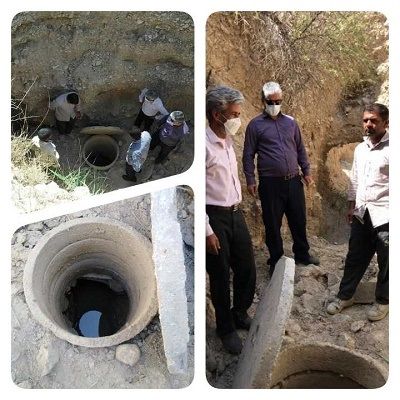 قنات مز در خنج بازسازی و احیاء شد 