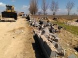 ساخت و ساز های غیر مجاز در اراضی کشاورزی مرودشت تخریب شد