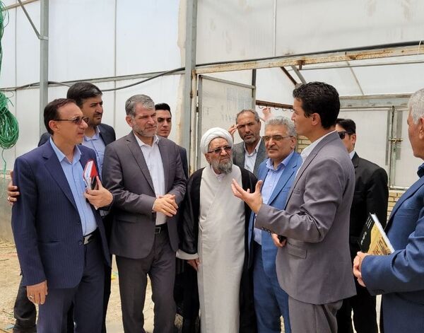 بازدید وزیر جهاد کشاورزی از شهرک گلخانه ای امام رضا (ع)