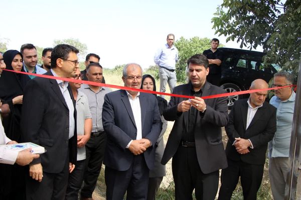افتتاح یک طرح کشاورزی در شهرستان البرز