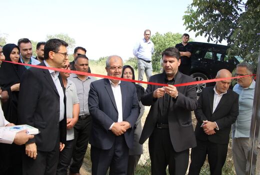 افتتاح یک طرح کشاورزی در شهرستان البرز 