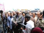 افتتاح مزرعه پرورش میگو توسط وزیر جهاد کشاورزی در ساحل سیریک استان هرمزگان
