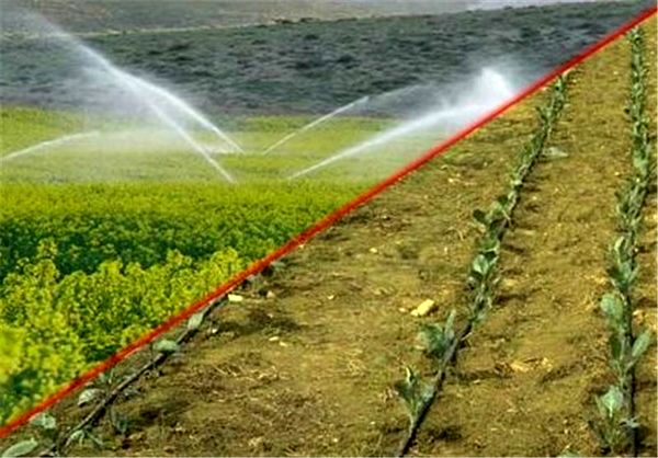 تجهیز هزار و ۶۴۵ هکتار کشتزار رازوجرگلان به آبیاری نوین