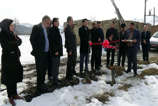 افتتاح سیستم کم‌فشار 9 هکتاری در شهرستان عجب شیر