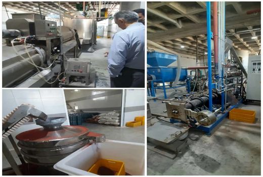 اولین کارخانه اختصاصی تولید غذای ماهیان زینتی کشور در استان قزوین 