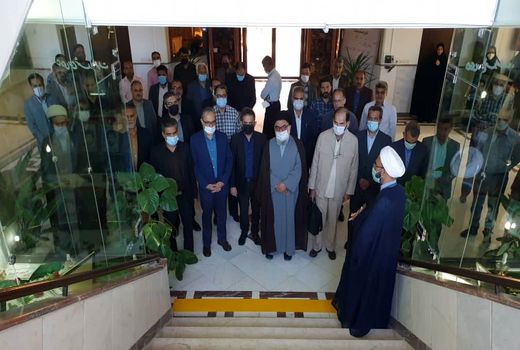 تجدید میثاق همکاران سازمان با شهدا بمناسبت هفته دولت