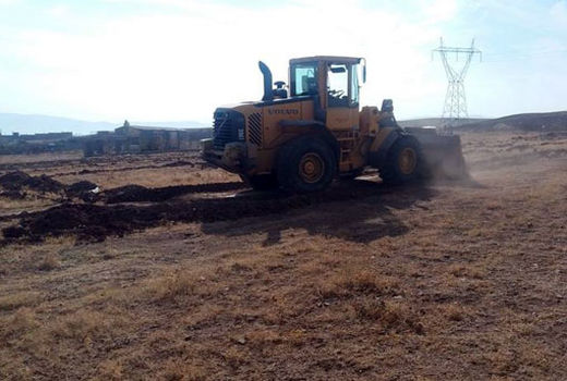 بازگشت 30 قطعه از زمین های زراعی اهر در سطح 5 هکتار به چرخه کشاورزی