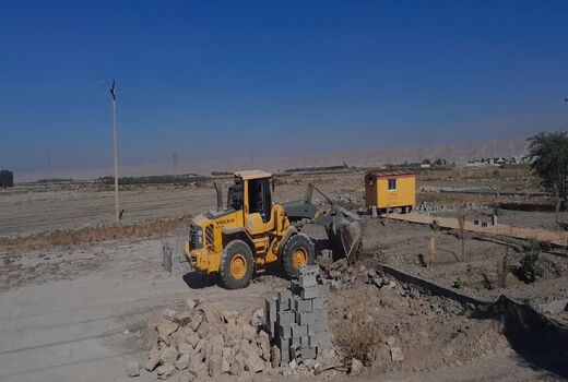 آزادسازی یک هزار مترمربع از اراضی کشاورزی رامهرمز 