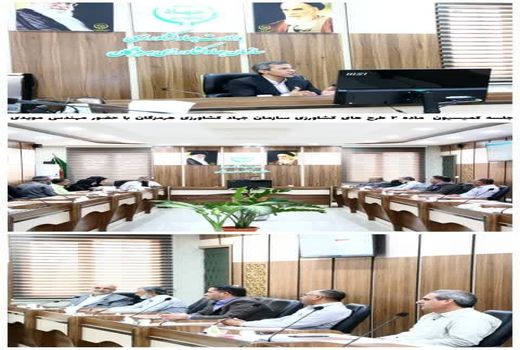 پنجمین جلسه کمیسیون ماده 2 طرح‌های کشاورزی سازمان جهاد کشاورزی هرمزگان