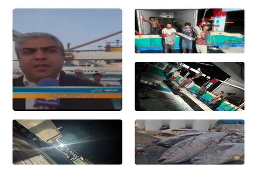بازگشت لنج «داد محمد» به اسکله گوکسر پس از صید ۱۴۰ تن ماهی در آب‌های فراسرزمینی