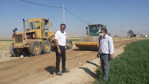 احداث 9 کیلومتر جاده بین مزارع در کازرون