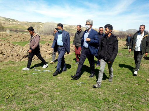 شروع عملیات اجرائی پروژه آبیاری تحت فشار تجمیعی 165 هکتاری روستای گله ده رود شهرستان هشترود