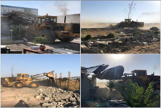 ۷ مورد ساخت و ساز غیر مجاز در قزوین قلع و قمع شد