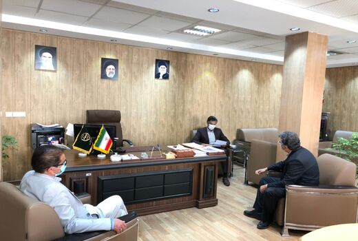 دیدار با مدیرعامل شرکت سایه بهشت طبیعت با رییس سازمان