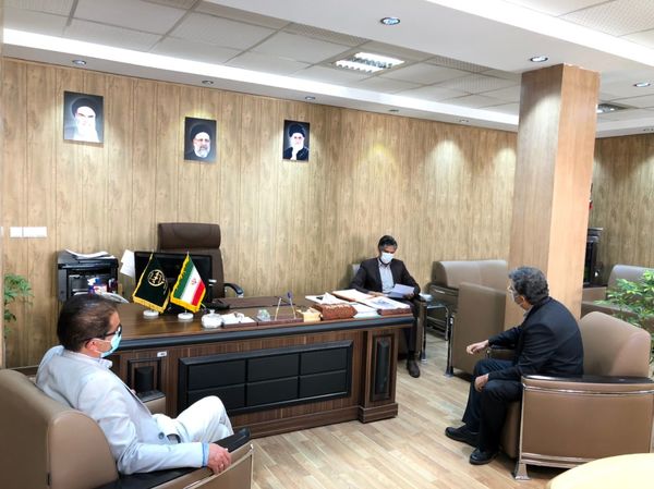 دیدار با مدیرعامل شرکت سایه بهشت طبیعت با رییس سازمان