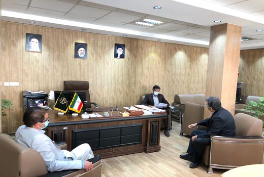 دیدار با مدیرعامل شرکت سایه بهشت طبیعت با رییس سازمان