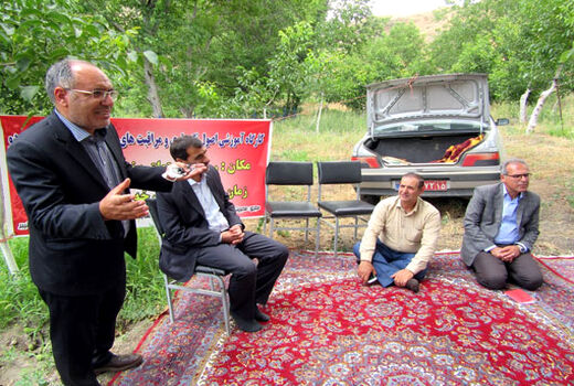 برگزاری کارگاه آموزشی مراقبت های بعد از پیوند درختان گردو در کلیبر