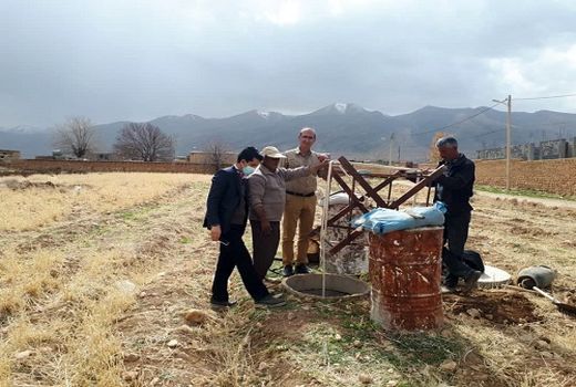 آغاز عملیات مرمت و بازسازی قنات مجدآباد 