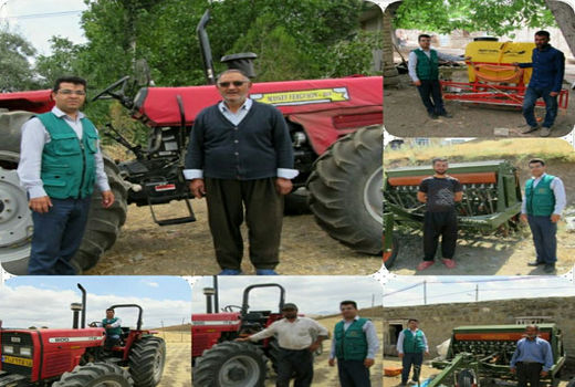 اجرای عملیات راستی آزمایی و پایش تراکتورها در سطح شهرستان کلیبر