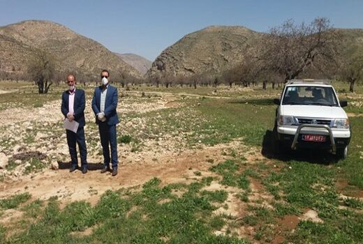 دشتِ بَنه قیروکارزین خالی از گردشگران و مردم محلی