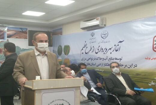 استاندار ایلام: ۱۸ هزار هکتار تا تکمیل سامانه گرمسیری باقی مانده است