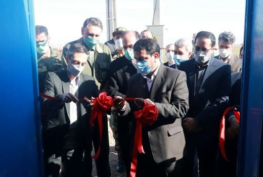 یک طرح آبیاری تحت فشار در بویین زهرا افتتاح شد