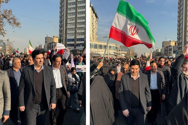 حضور در اجتماع بزرگ همبستگی ملی علیه اقدامات تروریستی